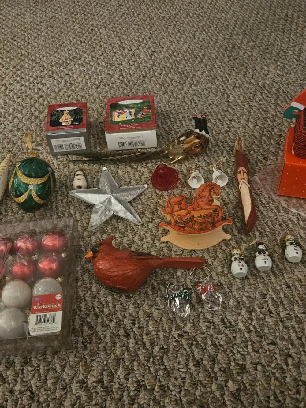 22 Piece Vintage Christmas Ornament/Decor Lot